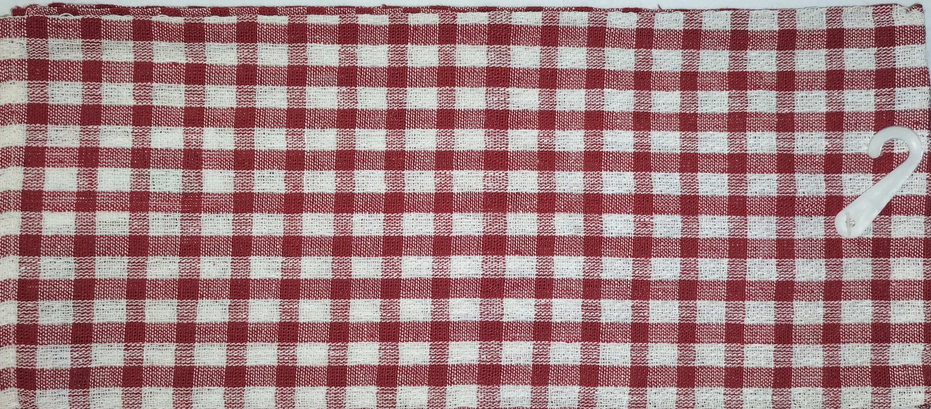 Tea Towel Checked 45x70cm Red  ONLY 1 LEFT